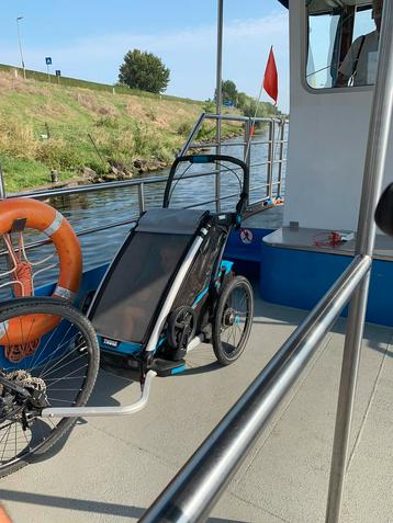 Fietskar en loopkar merk Thule sport, 40 à 60 kg, Pliable, Enlèvement, Utilisé