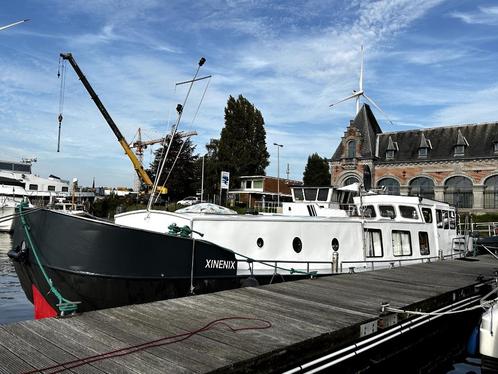 Hollandse Aak - Woonschip., Sports nautiques & Bateaux, Bateaux à moteur & Yachts à moteur, Utilisé, Acier, 12 mètres ou plus