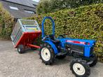 Iseki mini tractor met kiepwagen| 4x4| Hydro Topstang| 16 PK, Ophalen