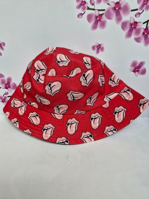 ❤️ Bucket Hat Rolling Stones, Kleding | Heren, Hoeden en Petten, Zo goed als nieuw, Hoed, One size fits all, Ophalen of Verzenden