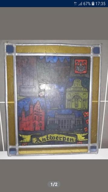 Prachtige Glasramen - Antwerpen + Aalst - Perfecte Conditie  beschikbaar voor biedingen