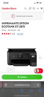 Imprimante ecotank ET-2875, Computers en Software, Printers, Ophalen, Zo goed als nieuw, Printer