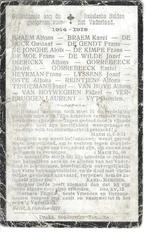 RP Gedachtenis Baselsche Helden 1914-1918, Verzenden
