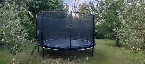 Trampoline - Exit PeakPro - 427cm, Kinderen en Baby's, Speelgoed | Buiten | Trampolines, Gebruikt, Ophalen