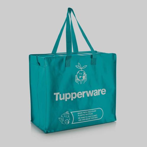 Tupperware™ « Eco Shopping Bag » tas - blauw, Huis en Inrichting, Keuken | Tupperware, Nieuw, Overige typen, Blauw, Wit, Verzenden