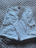 Witte korte broek voor heren L, Maat 52/54 (L), Wit, Ophalen of Verzenden, Zo goed als nieuw