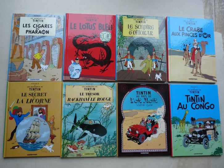 Tintin - 8 albums au format 17x 22,5cm - 1ère édition 2004, Livres, BD, Neuf, Enlèvement ou Envoi