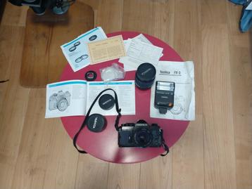 set de photographie vintage analogique yashica opemus agatro, Enlèvement, Comme neuf, Canon