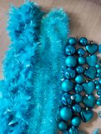 Lot de déco/boules de Noël turquoise 63 éléments, Divers, Enlèvement, Comme neuf