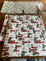 Pakket vintage inpakpapier kerstdag, Ophalen