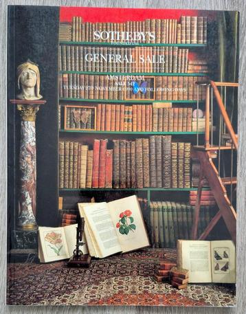 Sotheby’s General Sale. Amsterdam Sale 542 1990 beschikbaar voor biedingen