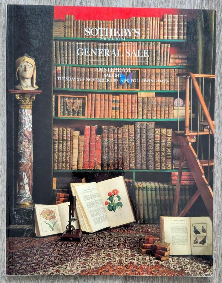 Sotheby’s General Sale. Amsterdam Sale 542 1990, Boeken, Kunst en Cultuur | Beeldend, Gelezen, Ophalen of Verzenden