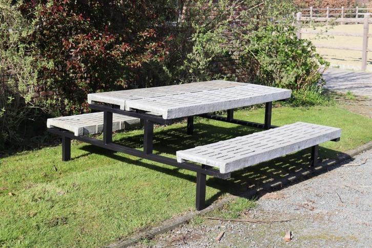 varkensrooster picknickbank, Tuin en Terras, Picknicktafels, Nieuw, Rechthoekig, Overige materialen, Ophalen