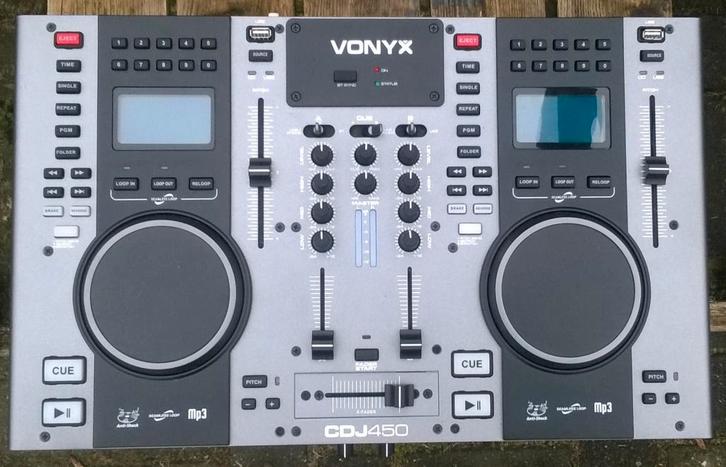 Draaitafel Vonyx CDJ450 voor CD-SD-USB met BT, Muziek en Instrumenten, Dj-sets en Draaitafels, Zo goed als nieuw, Draaitafel, Overige merken