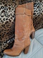 Lot laarzen maat 36 en 37, Kleding | Dames, Ophalen of Verzenden, Gedragen, Bruin