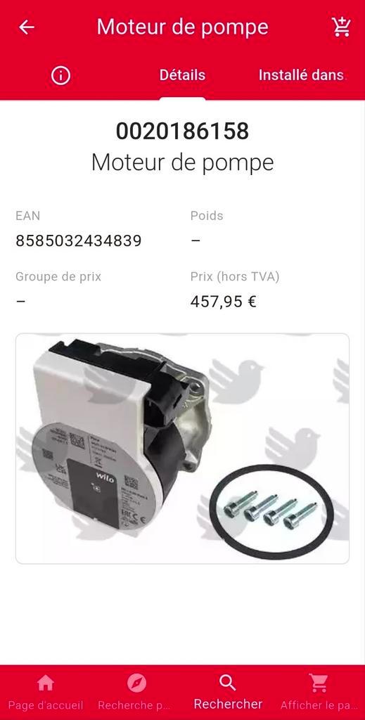 Pompe Bulex Thermomaster/Bulex Thema Condens, Collections, Collections Autre, Neuf, Enlèvement ou Envoi