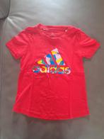 Rood T - Shirt Adidas 140 ( 9 a 10 jaar ), Kinderen en Baby's, Kinderkleding | Maat 140, Jongen of Meisje, Ophalen of Verzenden