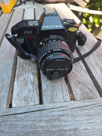 Pentax p50 + tamron zoom 80-250 beschikbaar voor biedingen