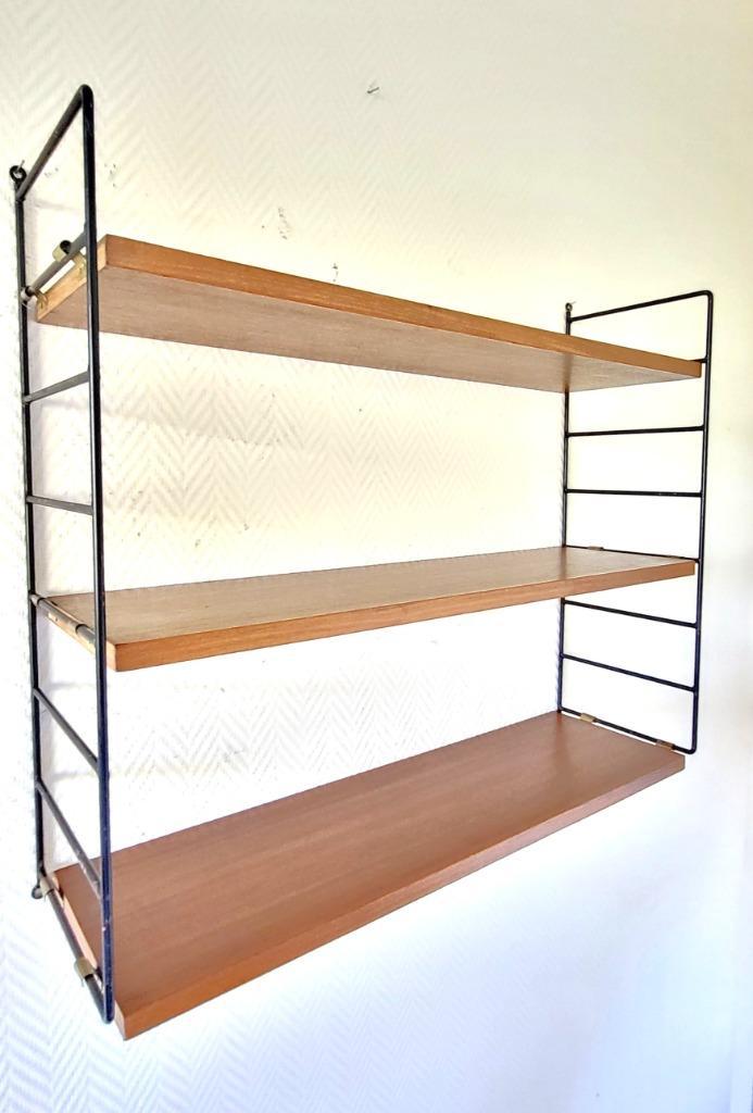 ️✔️ Teakhouten plank van Nisse Strinning Vintage 70s, Huis en Inrichting, Woonaccessoires | Wandplanken en Boekenplanken, Zo goed als nieuw