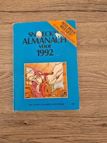 SNOECKS ALMANACH 1992 met oldtimers beschikbaar voor biedingen