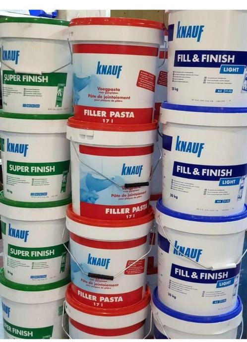 ‼️Knauf fill&finish , Filler pasta et super finish en supe, Doe-het-zelf en Bouw, Platen en Panelen, Nieuw, Ophalen of Verzenden
