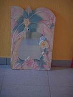 MIROIR  D'INDONESIE AVEC ENCADREMENT EN BOIS DECORS OISEAUX, Ophalen, Nieuw
