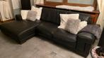 Salon Natuzzi noir, Maison & Meubles, Enlèvement, Utilisé, Cuir