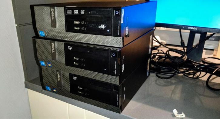 1 ps.- 99€. Set van 5 Dell OptiPlex 9020 SFF – Intel Core i5, Audio, Tv en Foto, Stereoketens, Zo goed als nieuw, Ophalen of Verzenden