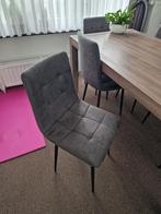 Stoelen voor eettafel (6 stuks), Gris, Comme neuf, Enlèvement, Cinq, Six Chaises ou plus