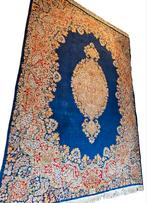 Tapis ancien Persan miroir, Kirman, Signé ! 375 cm x 275 cm, Enlèvement