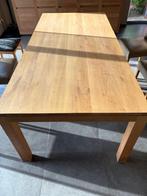 Volledige eetkamer te koop in eik, natuurkleur, Ophalen, Gebruikt, Minder dan 4 stoelen