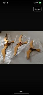 Lot van 3 vliegende zwaluwen in perfecte staat messing, Antiek en Kunst