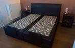 Electrische boxspring 180x200, Huis en Inrichting, Slaapkamer | Boxsprings, Ophalen, Gebruikt, Bruin, Tweepersoons