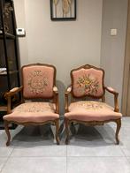 2 très beaux cabriolets fauteuils style Louis XV à voir, Antiquités & Art
