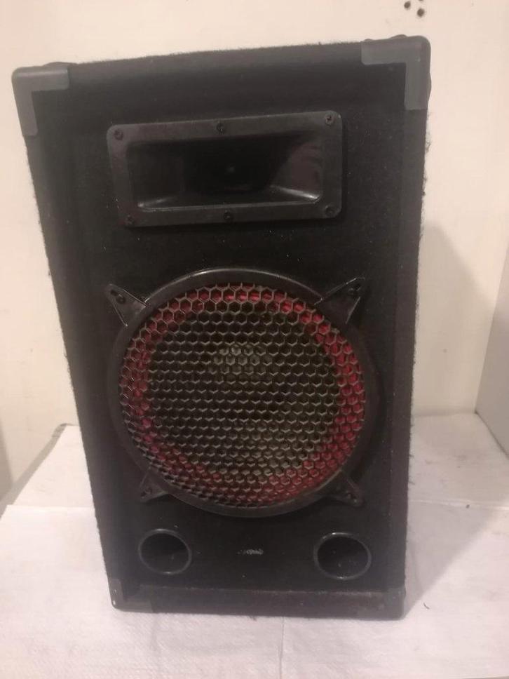 Haut-parleur 100 W – 2 voies – 8" – Finition velours noir, Musique & Instruments, DJ sets & Platines, Utilisé, Enlèvement