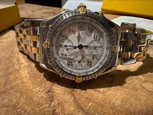 Breitling chronomat vitesse, Handtassen en Accessoires, Horloges | Heren, Zo goed als nieuw, Breitling, Goud, Ophalen