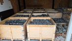 Boomse pannen blauw gesmoord, Doe-het-zelf en Bouw, Dakpannen en Dakbedekking, Ophalen, Gebruikt, Blauw, Dakpannen
