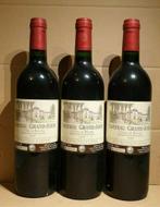 3x wijn -1999 - Chateau Grand Jour - Côtes de Bourg, Verzamelen, Ophalen of Verzenden