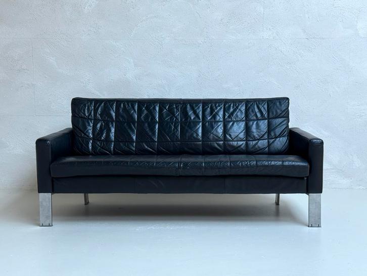 Leolux Lederen 2-Zits Zetel | Designer | Bank, Huis en Inrichting, Zetels | Zetels, Zo goed als nieuw, Ophalen