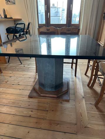 Table en marbre noir, Maison & Meubles, Tables | Tables à manger, Enlèvement, Comme neuf