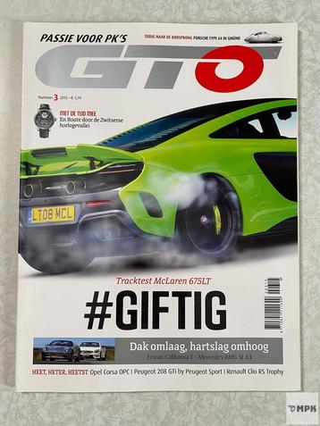 GTO Magazine 2015 #3 McLaren 675LT Ferrari Mercedes-Benz beschikbaar voor biedingen
