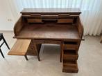 Vintage eiken rolluikbureau met karakter, Ophalen