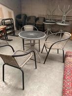 23chaises et 8 table de terrasse, Jardin & Terrasse, Enlèvement, Utilisé