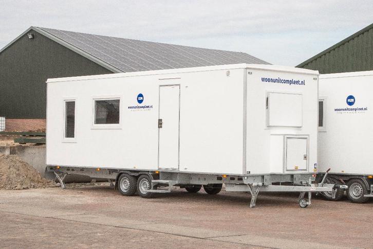 Mobiele woonunit 730cm 4 personen, Zakelijke goederen, Machines en Bouw | Keten en Containers, Ophalen