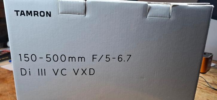Tamron 150-500mm F/5-6.7 Di III VC VXD Sony E-mount, Audio, Tv en Foto, Foto | Lenzen en Objectieven, Zo goed als nieuw, Telelens