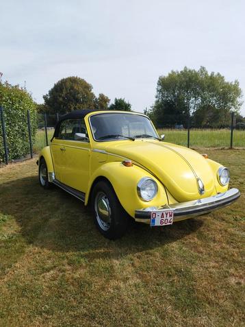 Volkswagen coccinelle cox kever cabriolet, Autos, Cabriolet, Boîte manuelle, Noir, Particulier