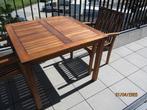 Teak tafel met stoelen, Ophalen