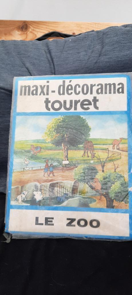 Décalcomanie : Maxi Decorama Touret : Le ZOO, Collections, Collections Autre, Comme neuf, Enlèvement ou Envoi