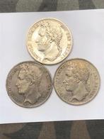 Munten zilver België lotje Leopold I totaal 3 stuks !!!!, Postzegels en Munten, Munten | België, Ophalen of Verzenden, Zilver