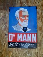 Oud Emaille thermometer dr mann, Verzamelen, Ophalen of Verzenden, Zo goed als nieuw, Reclamebord